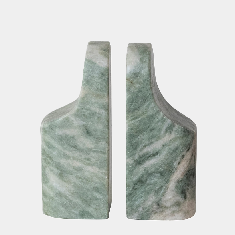 Marble Sculptural Bookend - 13 Hub Lane   |  Marble Bookends