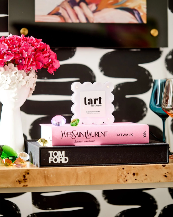 Mini Acrylic Frame, White - 13 Hub Lane   |  Acrylic Frames