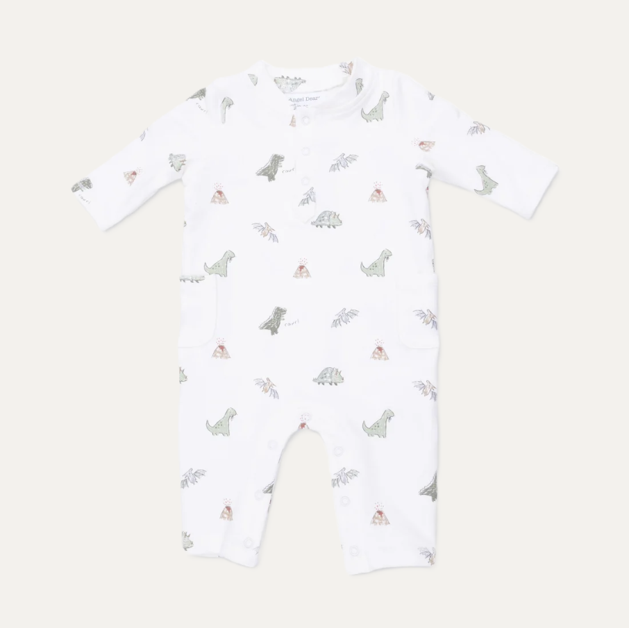 Dinos French Terry Uni Romper
