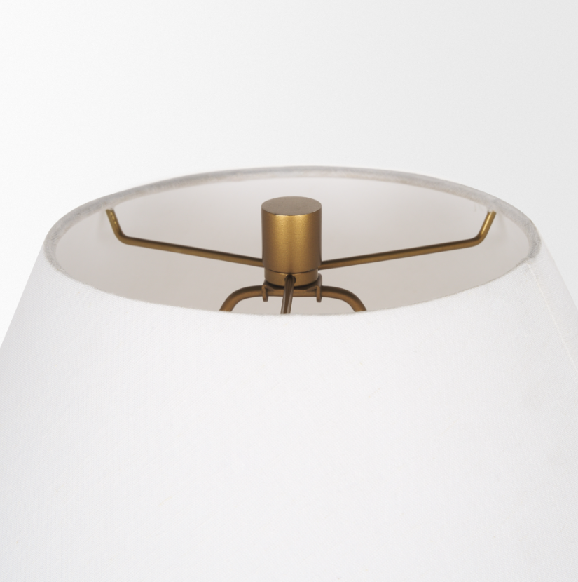 Salaah Table Lamp, Antique Gold - 13 Hub Lane   |  Metal Table Lamps