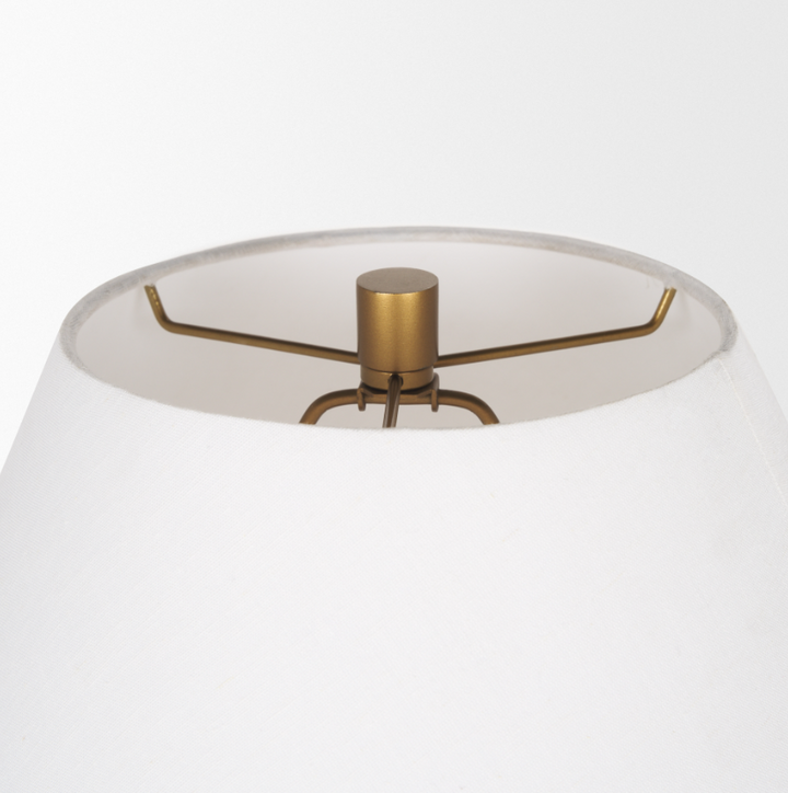 Salaah Table Lamp, Antique Gold - 13 Hub Lane   |  Metal Table Lamps
