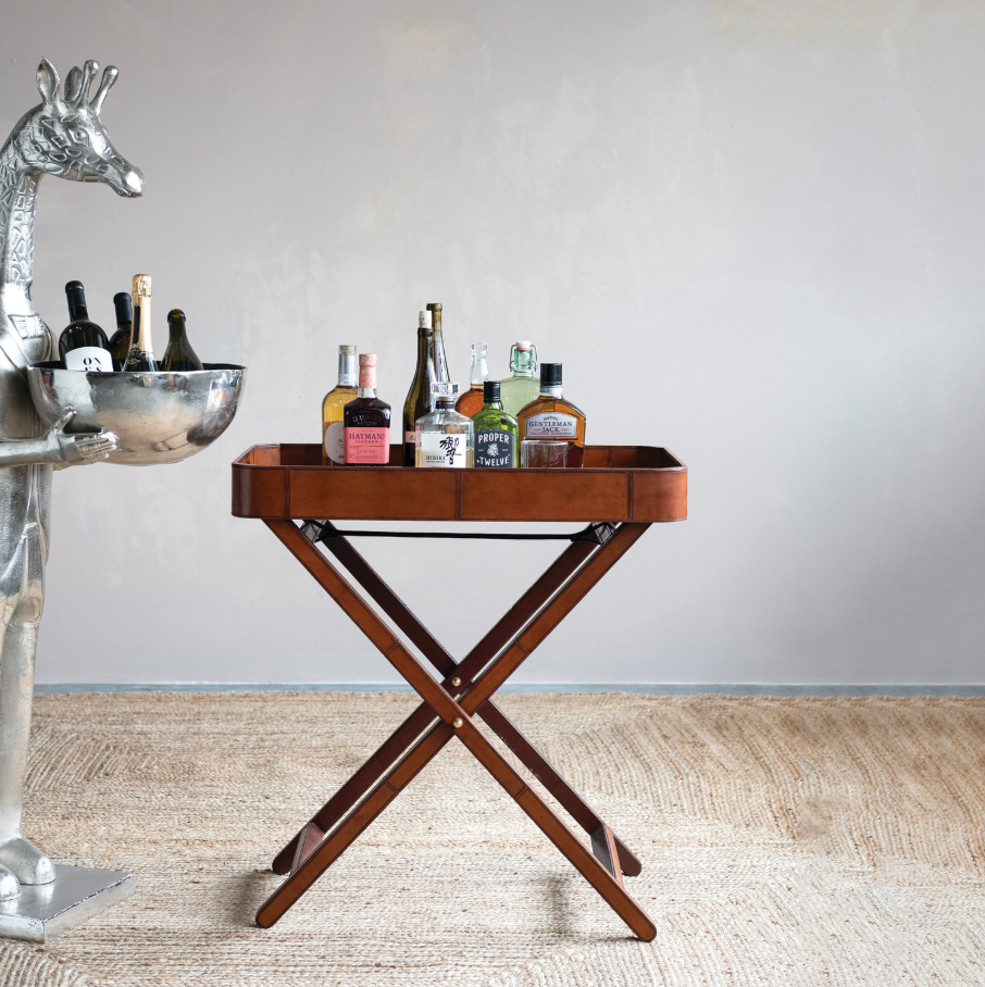 Leather Butler Tray - 13 Hub Lane   |  