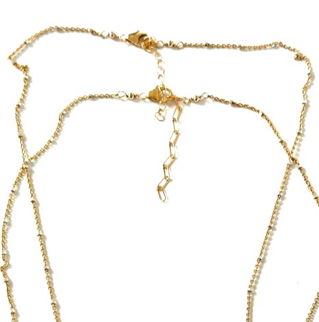 CV Designs CZ Curve Bar Necklace - 13 Hub Lane   |  Link Necklaces