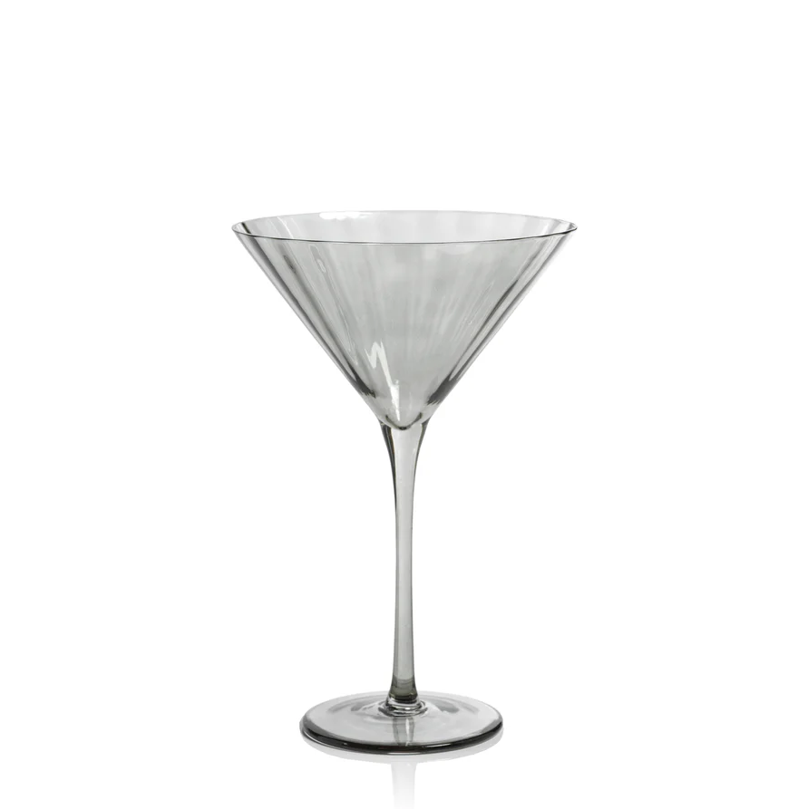 Madeleine Optic Martini Glass - 13 Hub Lane   |  Martini Glasses