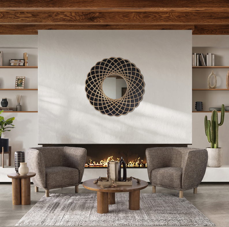 Flat Beads Garland, Natural - 13 Hub Lane   |  Decorative Beads