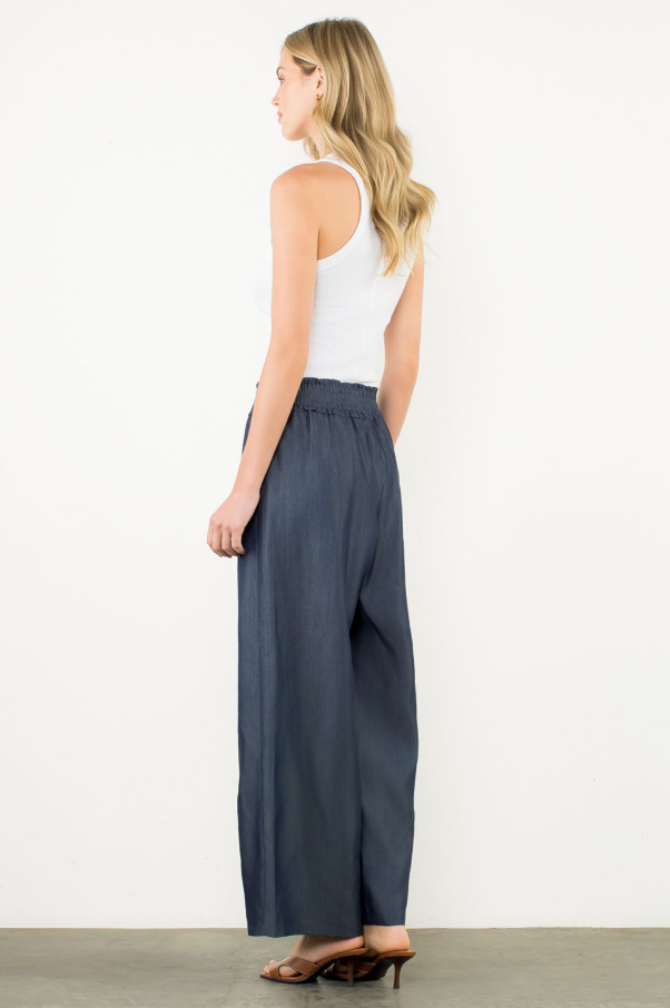 Smocked Wide Leg Pants - 13 Hub Lane   |  Wide Leg Pants