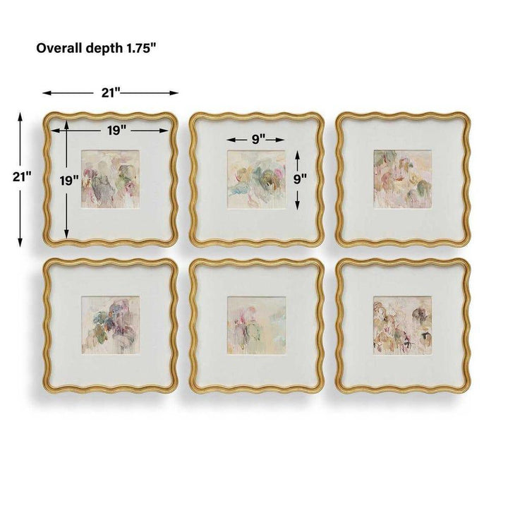 Garden Mist Framed Canvas