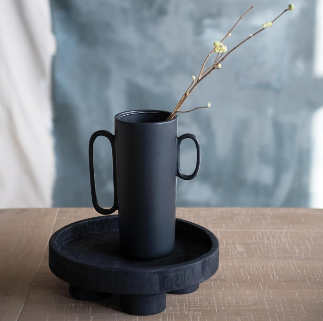 Paulownia Wooden Pedestal Tray