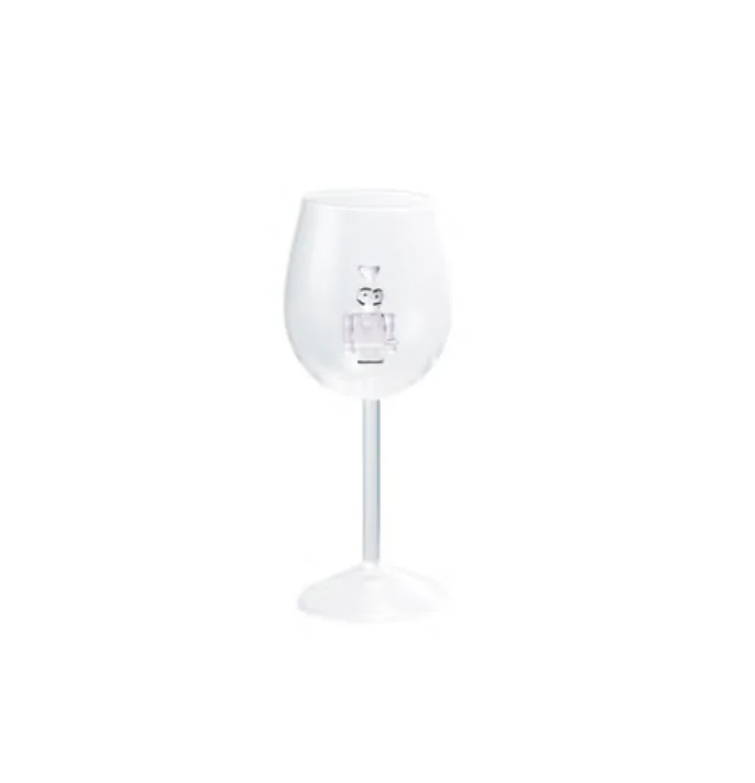 16oz. Holiday Figure Stemmed Wine Glass - 13 Hub Lane   |  Wine Glasses