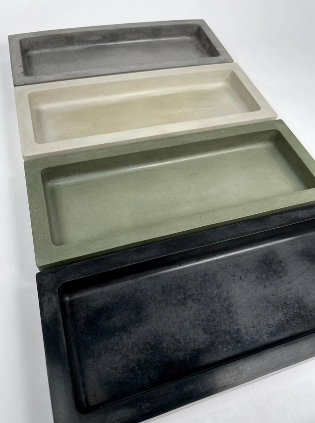 Rektangulär Concrete Tray - Thumbnail 4