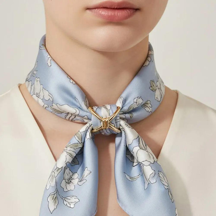 Modern Geometric Scarf Ring