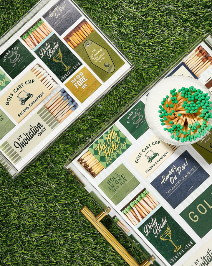 Golf Matchbook Tray