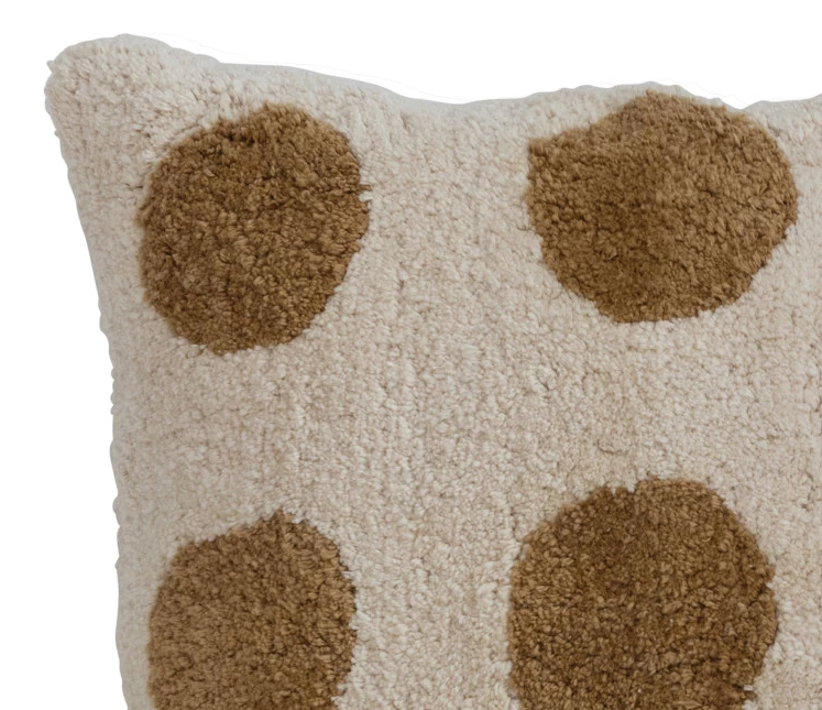Dotted Tufted Pillow - 13 Hub Lane   |  