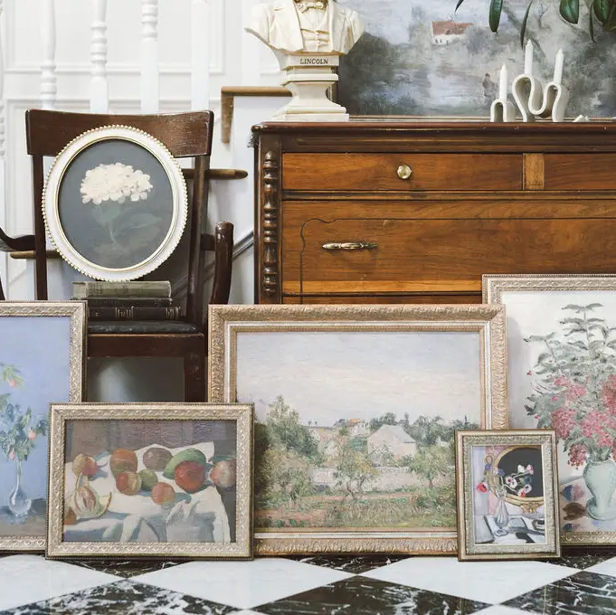 Anemone and Mirror - 13 Hub Lane   |  Small Wall Art