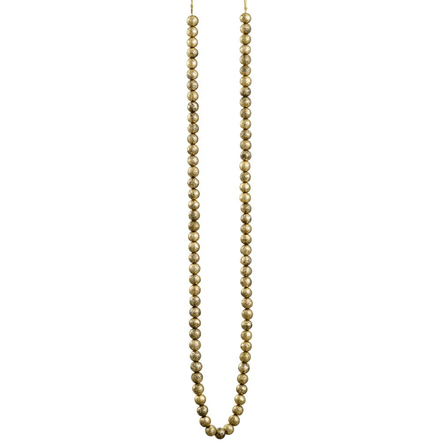 6' Wood Bead Garland - 13 Hub Lane   |  Christmas Garlands