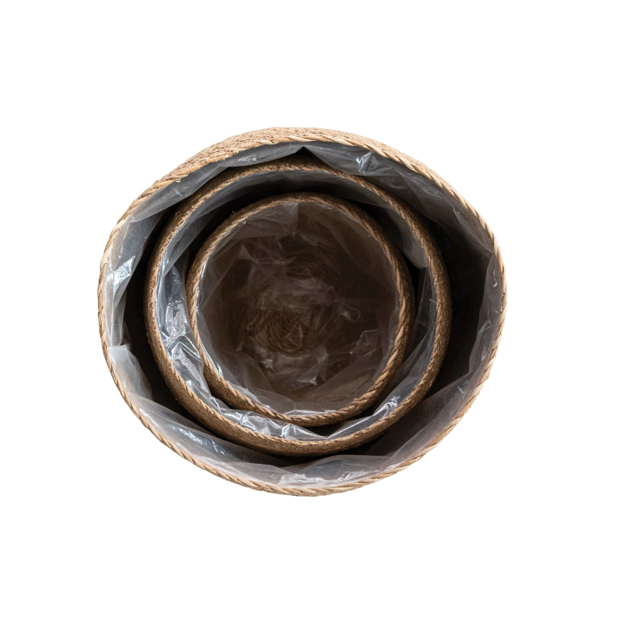 Woven Seagrass Belly Basket - Thumbnail 5