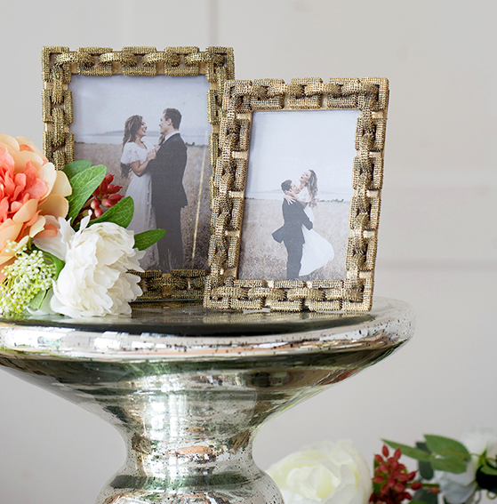 Textured Gold Frame - 13 Hub Lane   |  