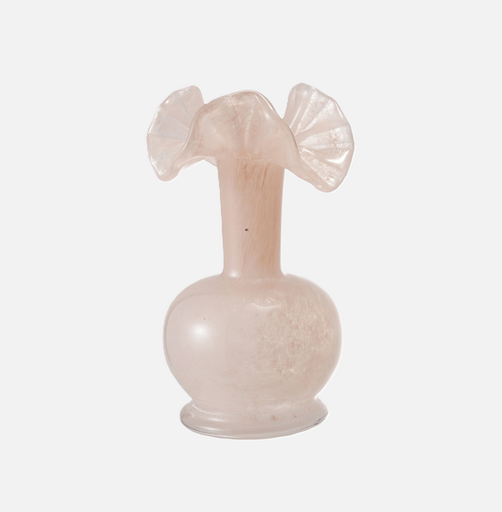 Art Glass Ruffle Vase - 13 Hub Lane   |  Glass Vases