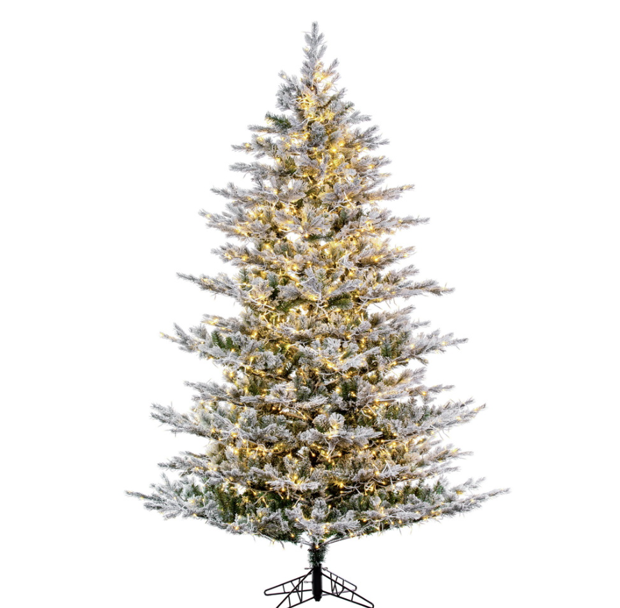 7.5' Flocked Kiana Tree