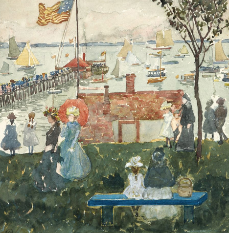 Excursionists, Nahant - 13 Hub Lane   |  Small Wall Art