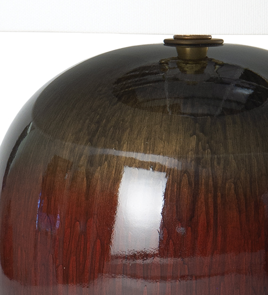 Dom Table Lamp, Currant Glaze - 13 Hub Lane   |  