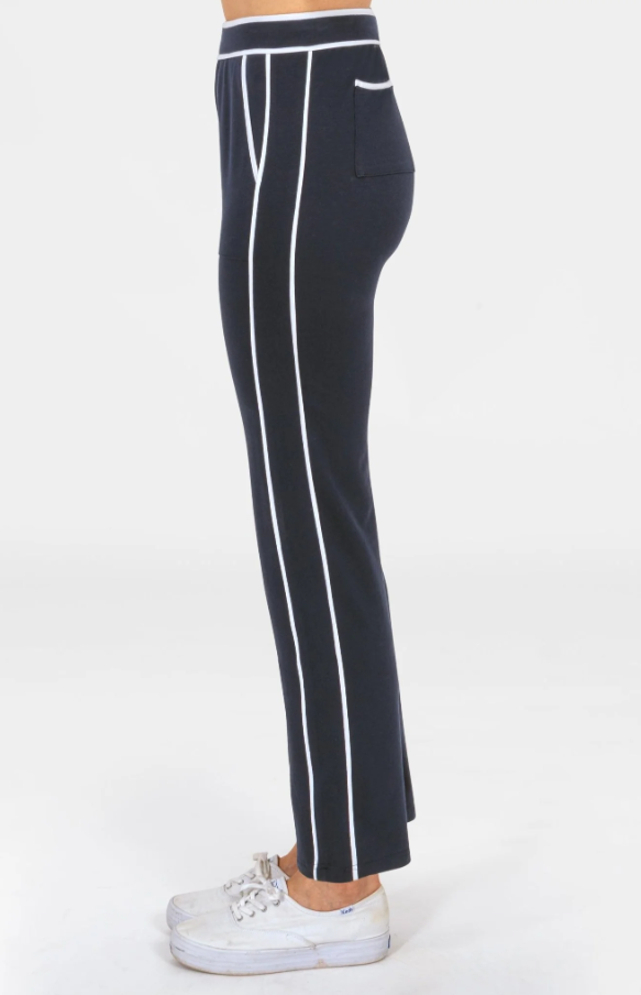Sweat Pants - Trim It Up, Navy w/ White