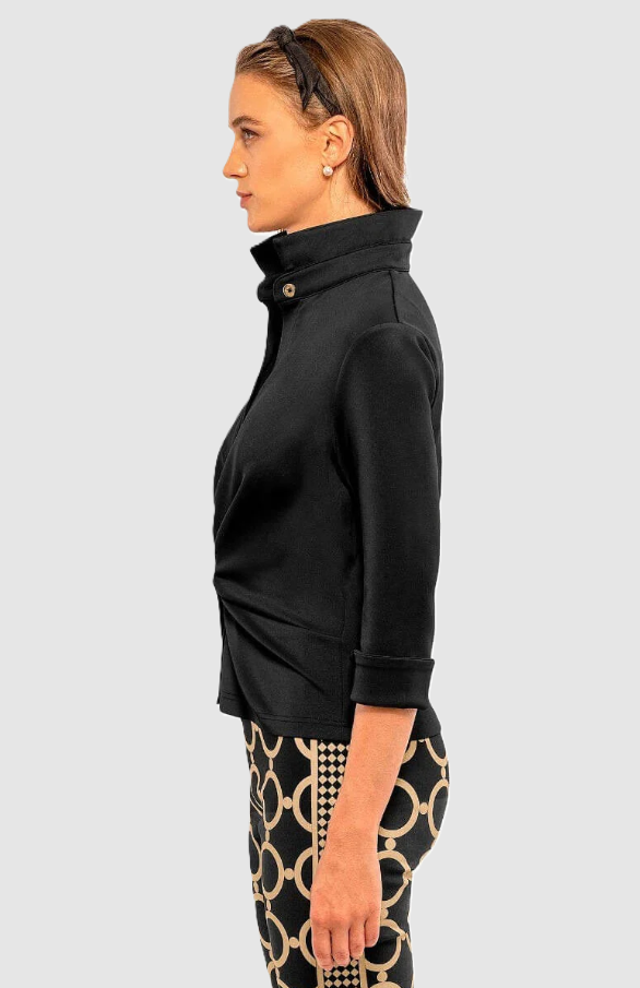 Twist & Shout Top, Solid Black