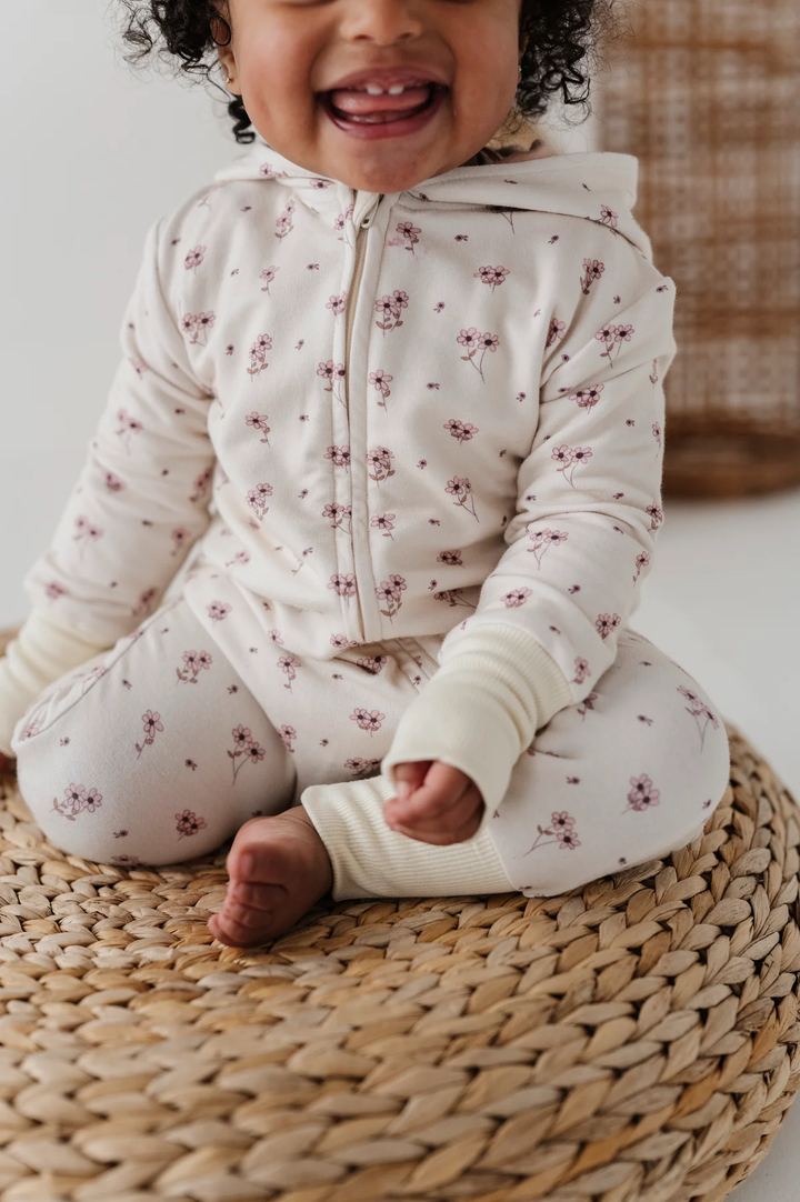 Mini Floral Zip Romper