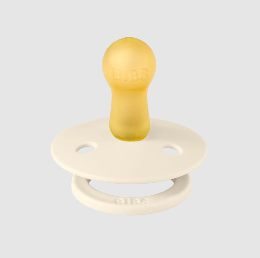 Colour Pacifiers 2 Pack, Ivory & Blush