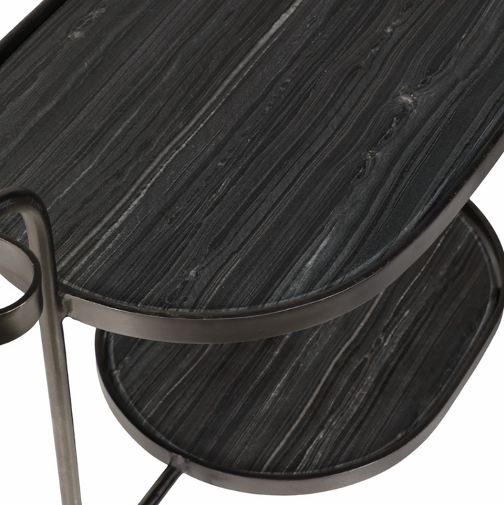 Francois Marble Bar Cart - 13 Hub Lane   |  Bar Carts