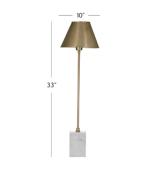 Gold Table Lamp - Thumbnail 4