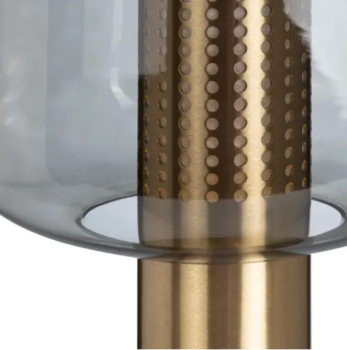 Elon Column Table Lamp, Antique Brass - 13 Hub Lane   |  
