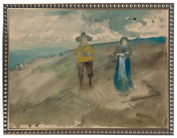 Two Figures in a Landscape