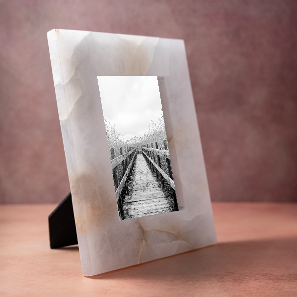 Alabaster Photo Frame - 13 Hub Lane   |  Marble & Stone Frames