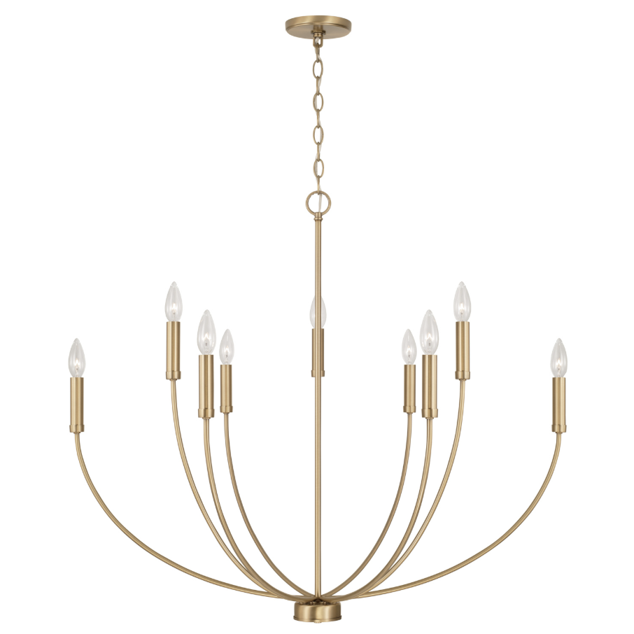 Ansley 9-Light Chandelier - 13 Hub Lane   |  Chandeliers