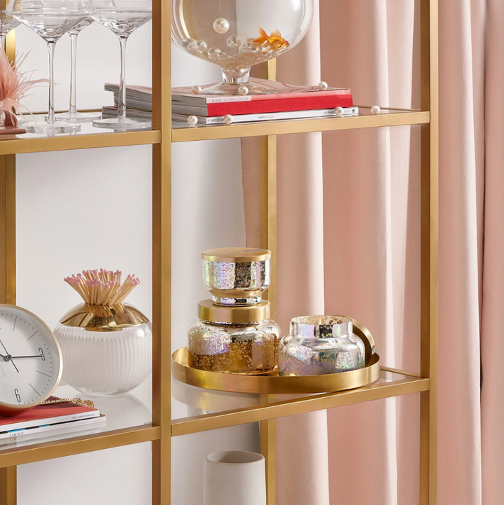 Blue Jean Volcano Mercury Iridescent Signature Jar