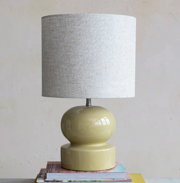 Celery Green Ceramic Table Lamp