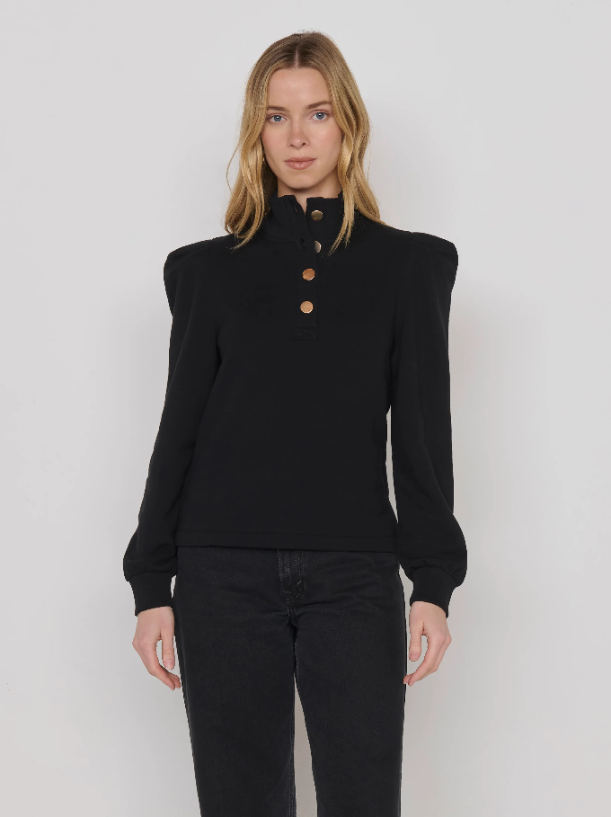 Nation LTD Jessie Sweatshirt, Jet Black