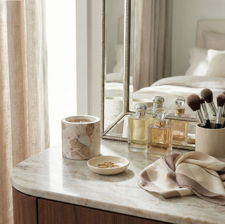 Haven Bergamot & Clary Sage Marble Candle