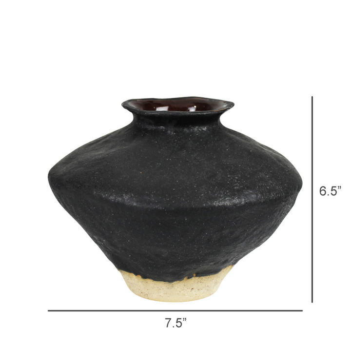 Natural Base Ceramic Vase - 13 Hub Lane   |  