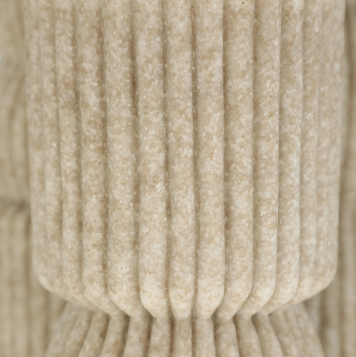 Flowood Brown Quartz Candle Holder