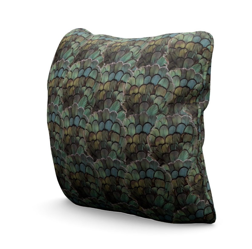 Gem Feathers Pillow