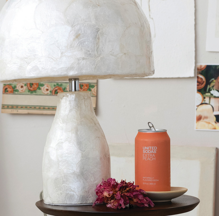 Capiz Table Lamp, Natural