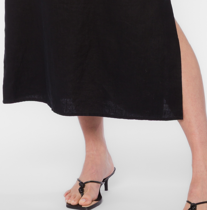 Ashanti Midi Dress, Black