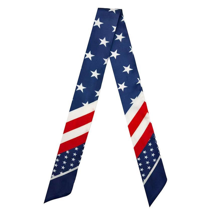 American Flag Twilly Skinny Scarf