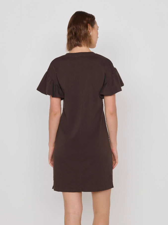 Nation LTD Savannah Mini Dress, Cocoa