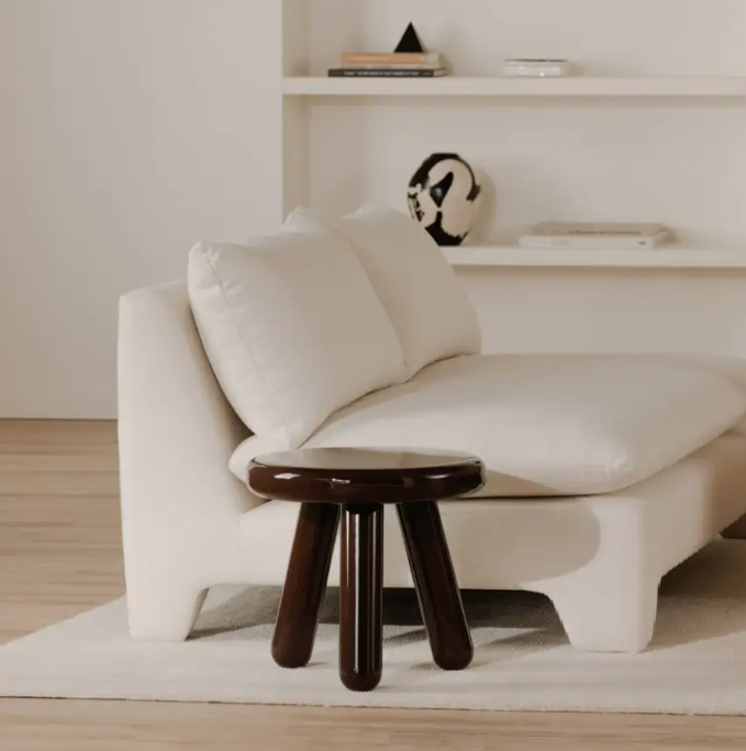 Joy Brown Accent Table
