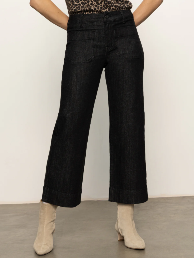 The Marine Jean, After Hours - 13 Hub Lane   |  Cropped Wide Leg Jeans