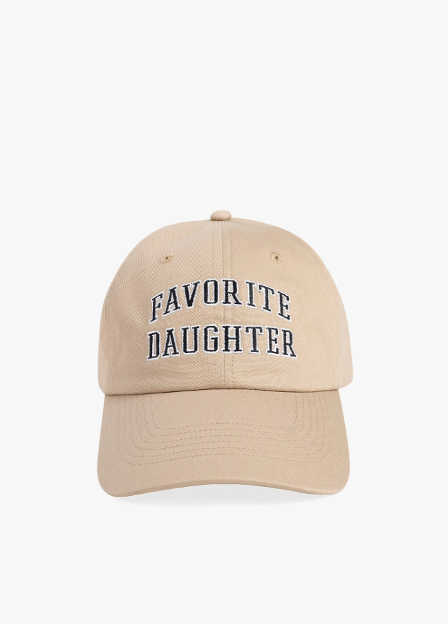 Collegiate Logo Baseball Hat, Oatmeal