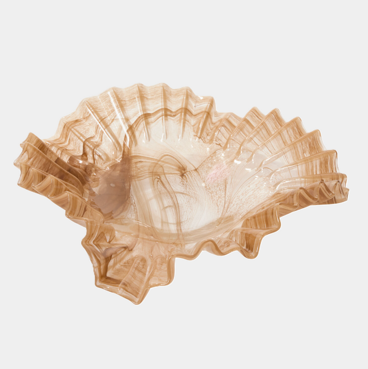 Pleated Glass Bowl - 13 Hub Lane   |  Glass Bowls
